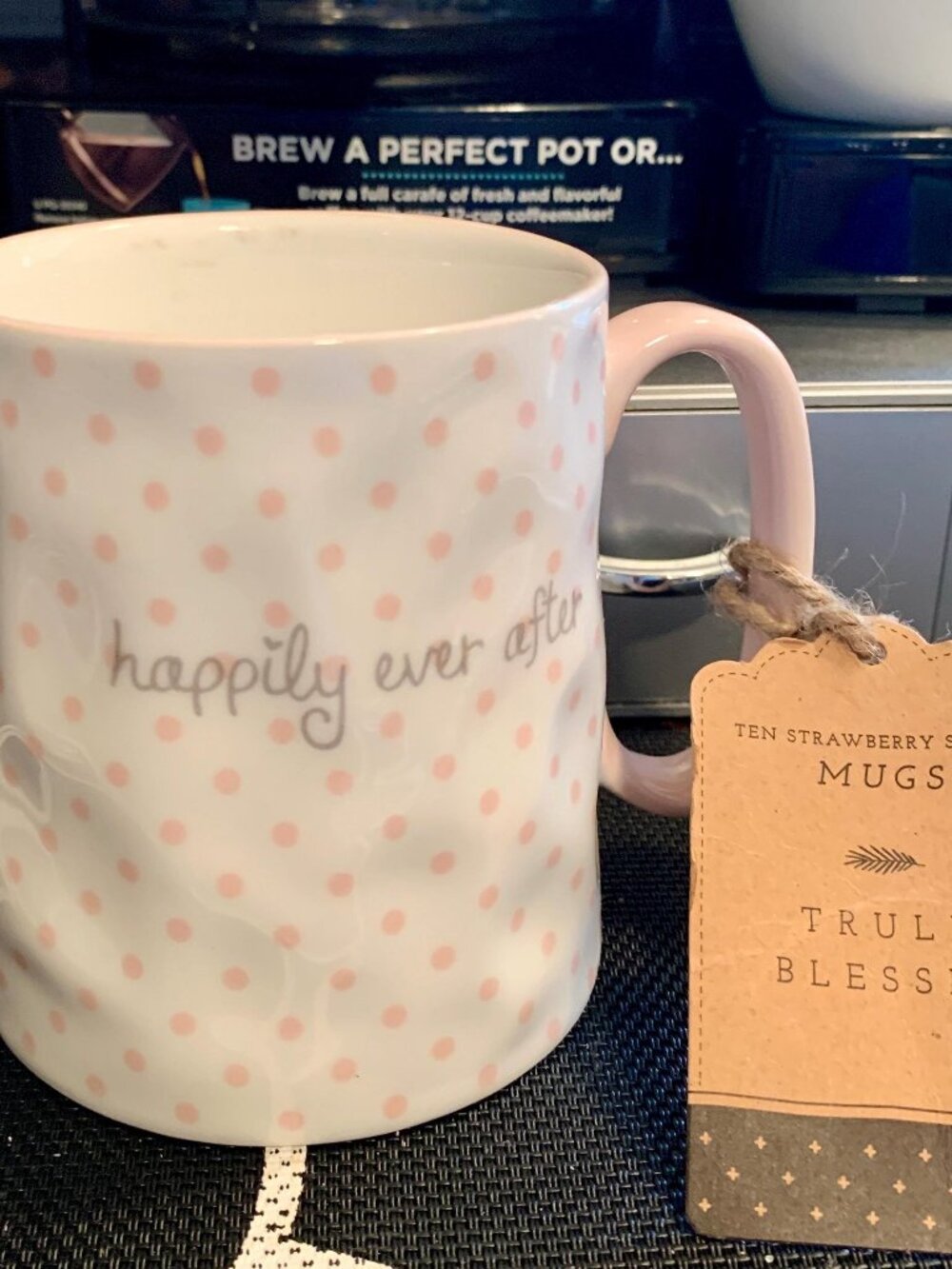 Ten Strawberry Street "Happily Ever After" Bridal Mug~ NWT